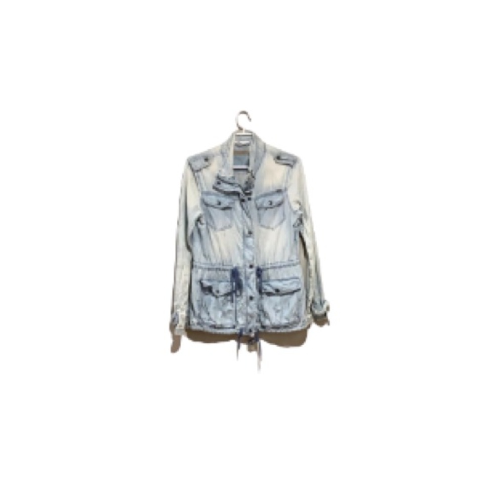 Max Jeans Bleached Denim Trench - Women’s Size Small